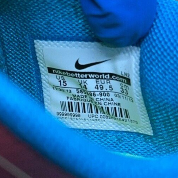 Nike KD V 5 Elite EYBL Multicolor 2013 Basketball 585386-900 Mens Size 15 New - Picture 7 of 8